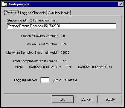 Station Configeration... [Control Menu] pix1